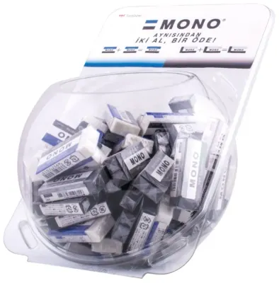 TOMBOW SİLGİ MONO KAVANOZLU SET 60 LI 04A/AB T-ST-K2-MONO-04