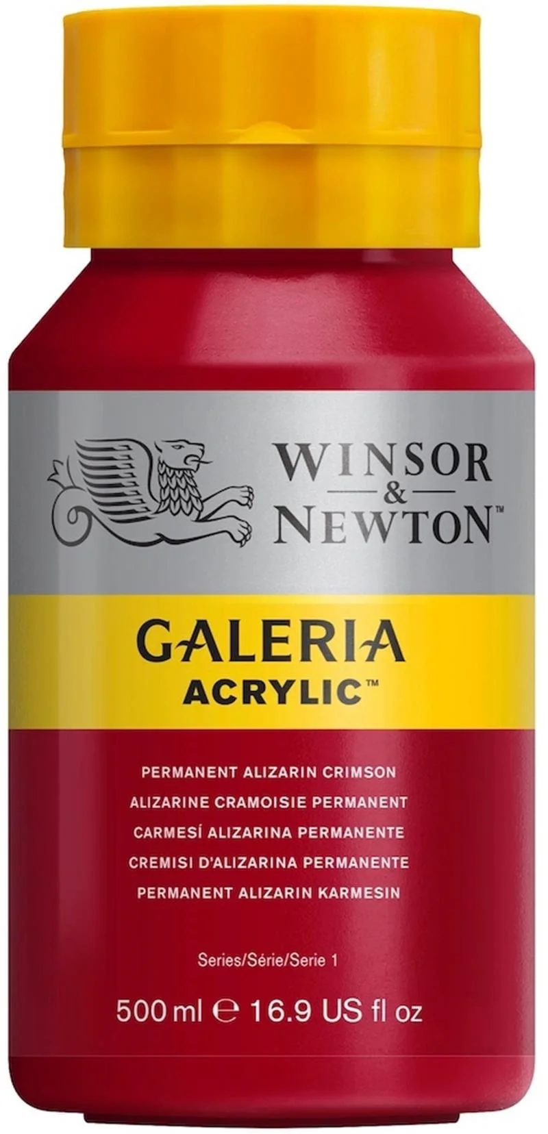 W&amp;N AKRİLİK BOYA GALERIA 500 ML PERMAMENT ALIZARIN CRIMSON 466 WN-2150466