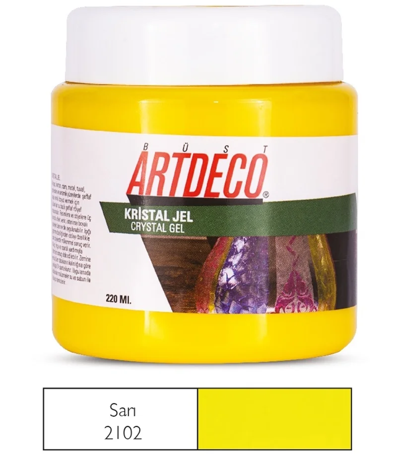 ARTDECO KRİSTAL JEL 220 ML SARI Y-054N 2102