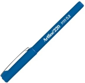 ARTLINE KEÇE UÇLU YAZI KALEMİ SUPER FINE 220N 0.2 ROYAL MAVİ A-EK-220N R.BLU