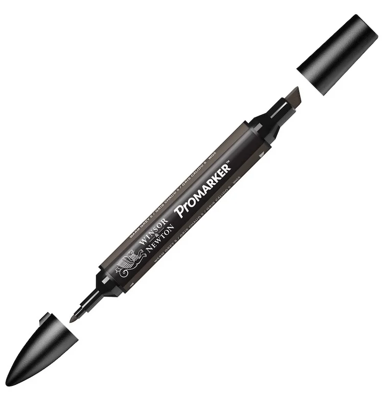 W&amp;N PROMARKER KALEM WARM GREY 5 129 (WG5) WN-0203129