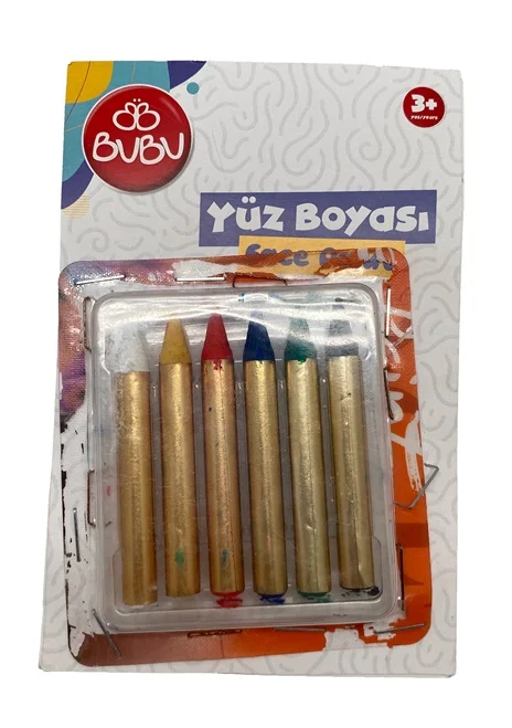 BU-BU YÜZ BOYASI 6 RENK BUBU-YUZ001