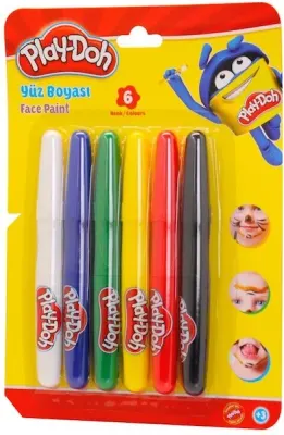PLAY-DOH YÜZ BOYASI 6 RENK SET YU001