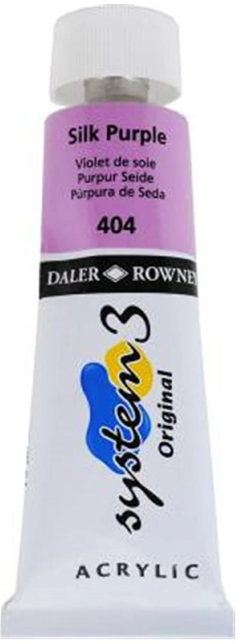 DALER ROWNEY AKRİLİK BOYA SYSTEM 3 ORIGINAL SERİSİ 75 ML SILK PURPLE 129075404