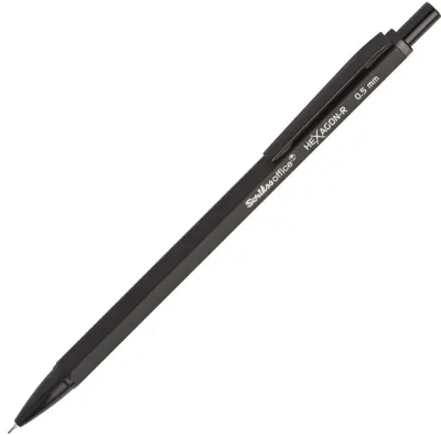 SCRIKSS OFFICE VERSATİL KALEM HEXAGON-R 0.5 MAT SİYAH