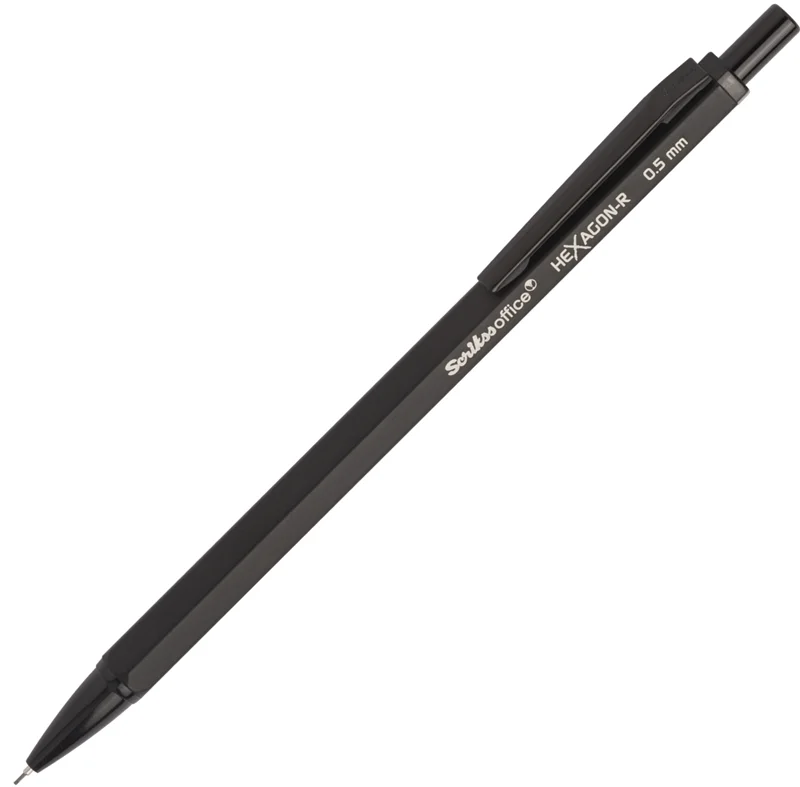 SCRIKSS OFFICE VERSATİL KALEM HEXAGON-R 0.5 MAT SİYAH