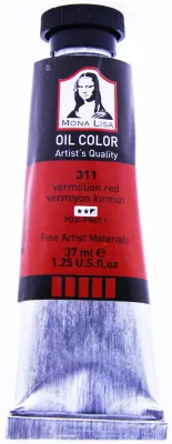 SÜDOR YAĞLI BOYA MONALISA 37 ML VERMİYON KIRMIZI