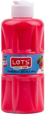 LETS AKRİLİK BOYA 250 ML KIRMIZI L-5704