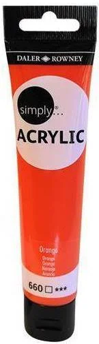 DALER ROWNEY AKRİLİK BOYA SIMPLY SERİSİ 75 ML ORANGE 126975660