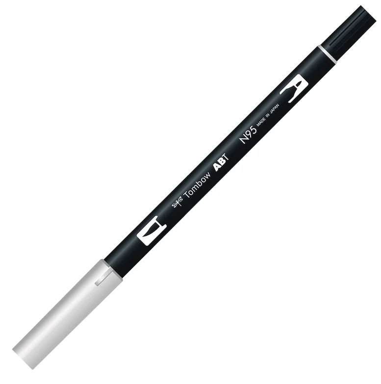 TOMBOW AB-T DUAL BRUSH PEN GRAFİK KALEMİ COOL GRAY 1 (N95) T-AB-T N95
