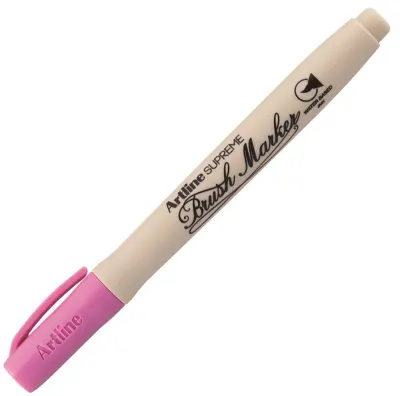 ARTLINE KEÇELİ KALEM SUPREME BRUSH MARKER FIRÇA UÇLU PEMBE A-EPF-F PINK