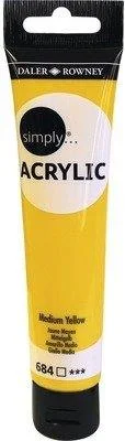 DALER ROWNEY AKRİLİK BOYA SIMPLY SERİSİ 75 ML NEON YELLOW 126975681