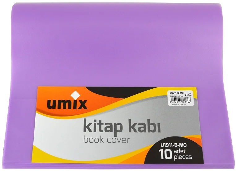 UMIX HAZIR KİTAP KABI BANTLI 10 LU MOR U1911-B-MO
