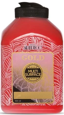 ARTDECO AKRİLİK BOYA GOLD MULTI-SURFACE 500 ML MERCAN KIRMIZI Y-G70L-222