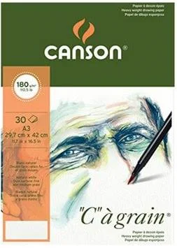 CANSON ESKİZ BLOK CA GRAIN PAD A3+ 180 GR 30 SF 400060578