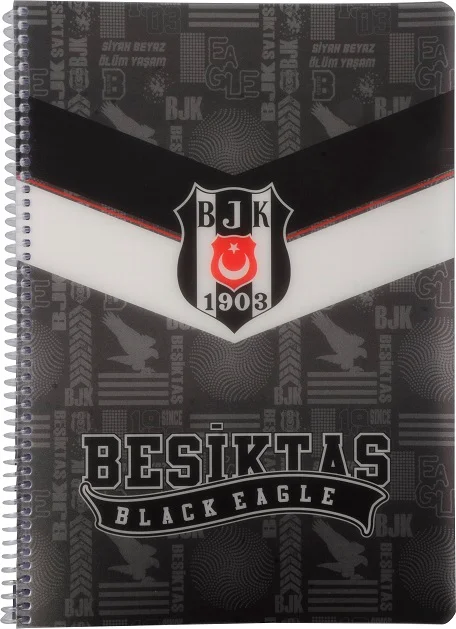 TİMON DEFTER A4 BJK SPR.PP 80YP.KAR. 463622