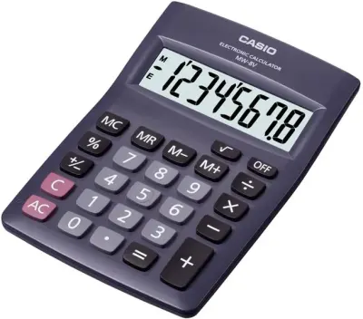 CASIO HESAP MAKİNESİ MW-8V-BK