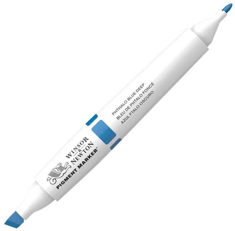 W&amp;N PIGMENT MARKER PHTAHALO BLUE DEEP 049 WN-0202049