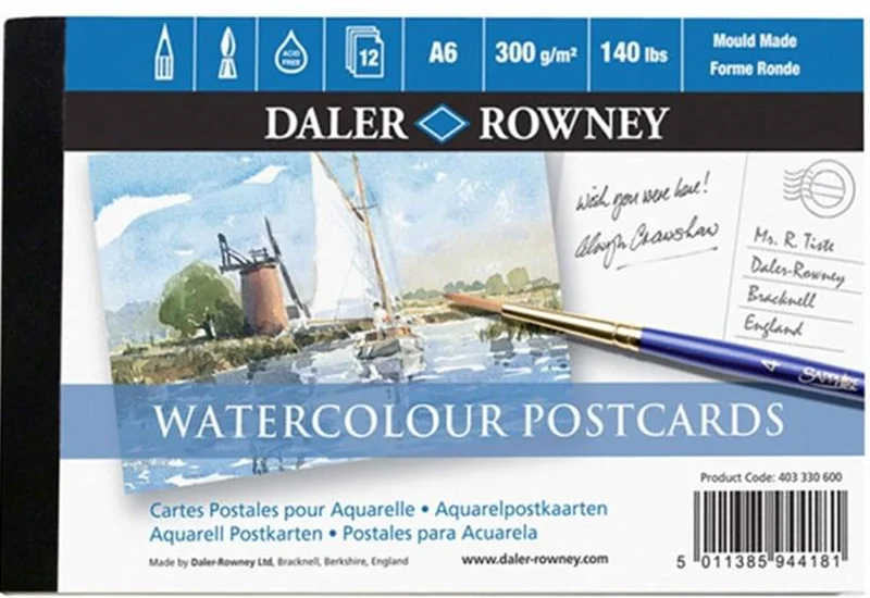 DALER ROWNEY SULU BOYA BLOĞU A6 LANGTON KARTPOSTAL 403330600