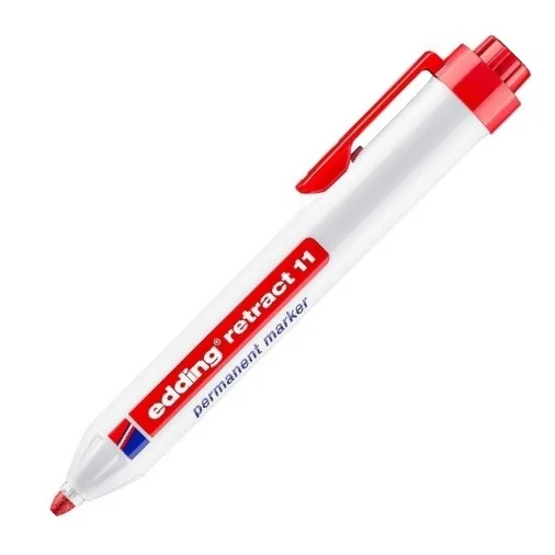 EDDING PERMANENT MARKÖR RETRACT 11 KIRMIZI EDR1102