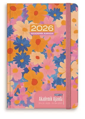 GIPTA AJANDA AKADEMİK HAFTALIK 17x24 SERT KAPAK LASTİKLİ 160-PSK