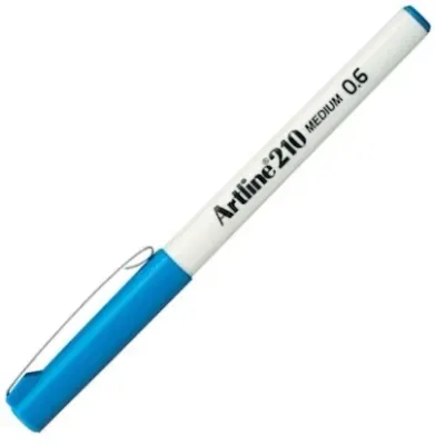 ARTLINE KEÇE UÇLU YAZI KALEMİ 210N 0.6 GÖK MAVİSİ A-EK-210N S.BLU
