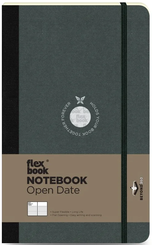 FLEX BOOK DEFTER 13x21 SİYAH 192SF.ÇİZGİLİ  FB 22