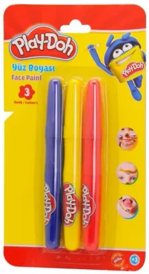 PLAY-DOH YÜZ BOYASI 3 RENK SET YU002