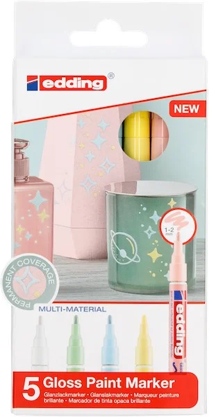 EDDING DEKORASYON MARKÖRÜ E-751 PASTEL 3 LÜ
