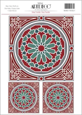 ARTDECO KOLAY TRANSFER 25x35 CM NO:53 Y-100-KT25-53