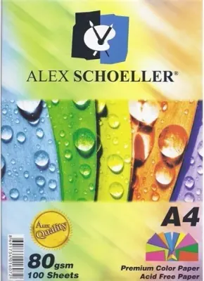 ALEX FOTOKOPİ KAĞIDI A4 50 Lİ 10 RENK ALX-621