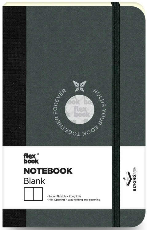 FLEX BOOK DEFTER 9x14 SİYAH 192SF.DÜZ FB 07