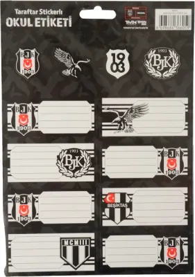 TİMON OKUL ETİKETİ BJK 3YP. 463641