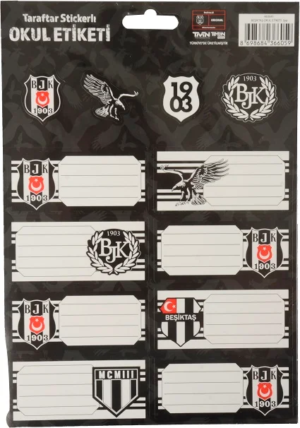 TİMON OKUL ETİKETİ BJK 3YP. 463641