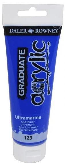 DALER ROWNEY AKRİLİK BOYA GRADUATE SERİSİ 120 ML ULRTA BLUE 123120123