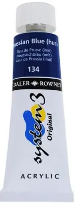 DALER ROWNEY AKRİLİK BOYA SYSTEM 3 ORIGINAL SERİSİ 75 ML PRUSIAN BLUE HUE 129075134
