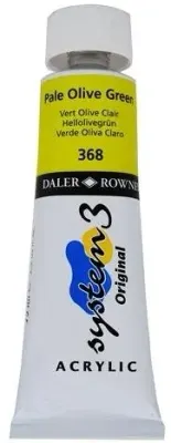DALER ROWNEY AKRİLİK BOYA SYSTEM 3 ORIGINAL SERİSİ 75 ML PALE OLIVE GREEN 129075368