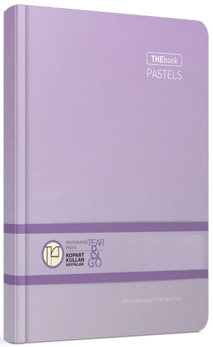 GIPTA DEFTER THEBOOK PASTELS 20x28 İPLİK DİKİŞLİ SERT KAPAK 160 YP. ÇİZGİLİ 3036