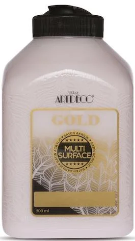 ARTDECO AKRİLİK BOYA GOLD MULTI-SURFACE 500 ML DÜĞÜN PASTASI Y-G70L-325