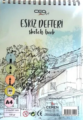 CEO ART ESKİZ DEFTER A5 SERT SPR.100GR 80YP.ED0008