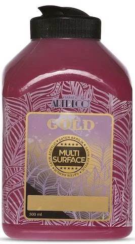 ARTDECO AKRİLİK BOYA GOLD MULTI-SURFACE 500 ML ANTİK KIRMIZI Y-G70L-230