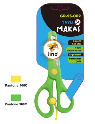 LİNO MAKAS YAYLI BLİSTERLİ GR-SS-002