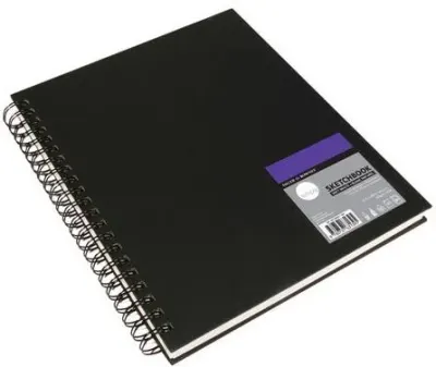 DALER ROWNEY SKETCH ESKİZ DEFTERİ SIMPLY SERİSİ SERT KAPAK SPİRALLİ 10x15 100 GR 110 SF SOFT BEYAZ 4