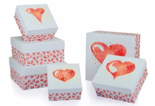 GIPTA KUTU SETİ 6 LI VALENTINES DAY FLAMMA KARE BX07240