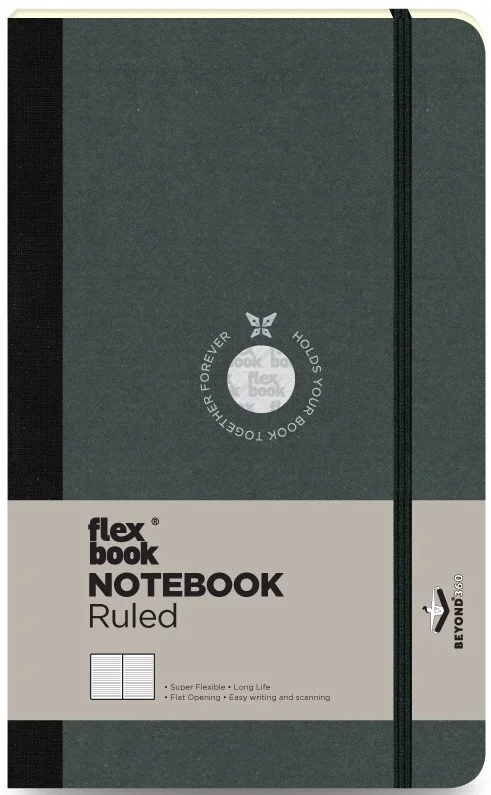 FLEX BOOK DEFTER 13x21 SİYAH 192SF.ÇİZGİLİ  FB 13