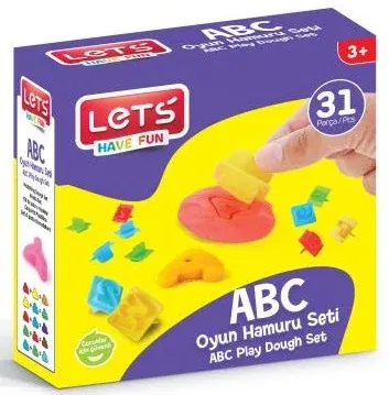 LETS OYUN HAMURU SET ALFABE SETİ L9105
