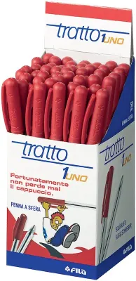TRATTO TÜKENMEZ KALEM 1 1.0 50 Lİ KIRMIZI 820502