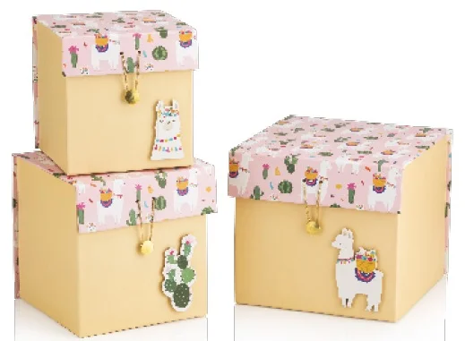 GIPTA KUTU SETİ 3 LÜ LLAMA DİK BOY BX92920