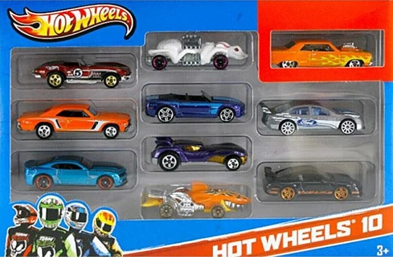 MATTEL HOT WHEELS 10 LU ARABA SETİ 54886