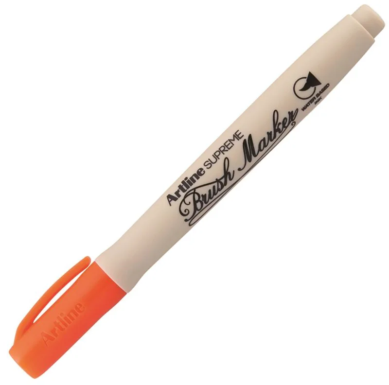 ARTLINE KEÇELİ KALEM SUPREME BRUSH MARKER FIRÇA UÇLU TURUNCU A-EPF-F ORANGE